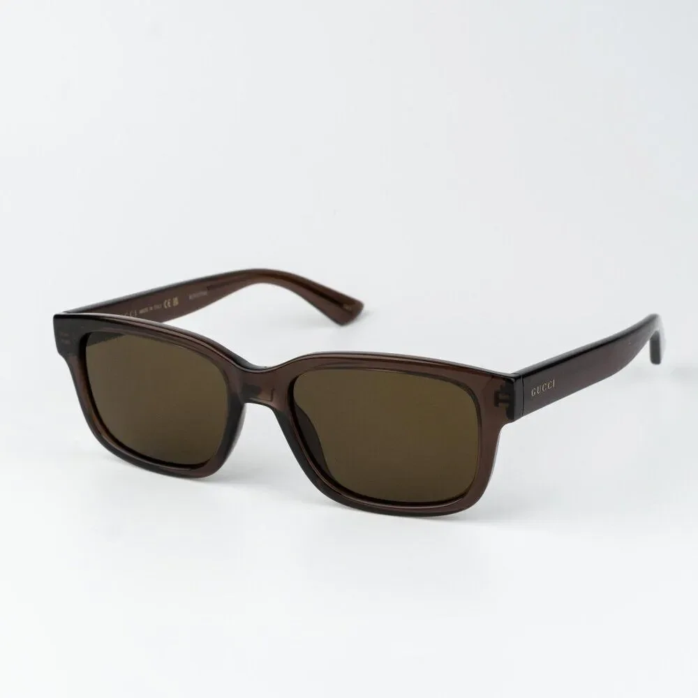 Gucci Men Sunglasses Brown Square GG1583S 004 NEW AUTHENTIC